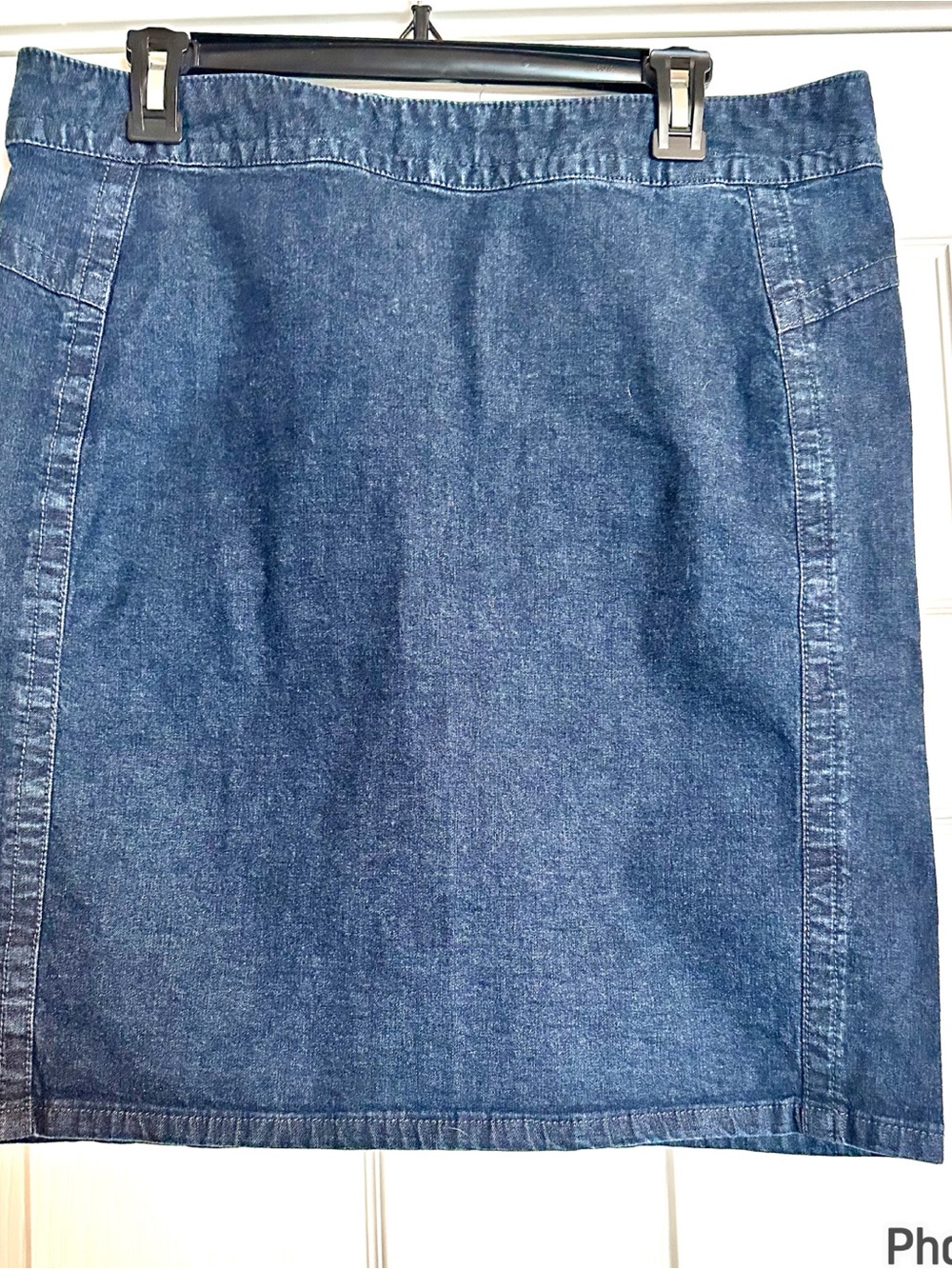 Converse Dark Blue Denim Pencil Skirt